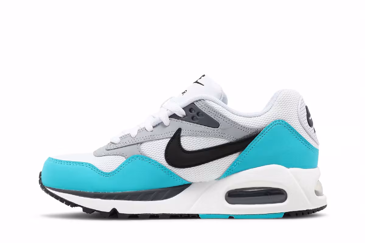 Nike Women's Air Max Correlate White Turquoise Blue, view 4