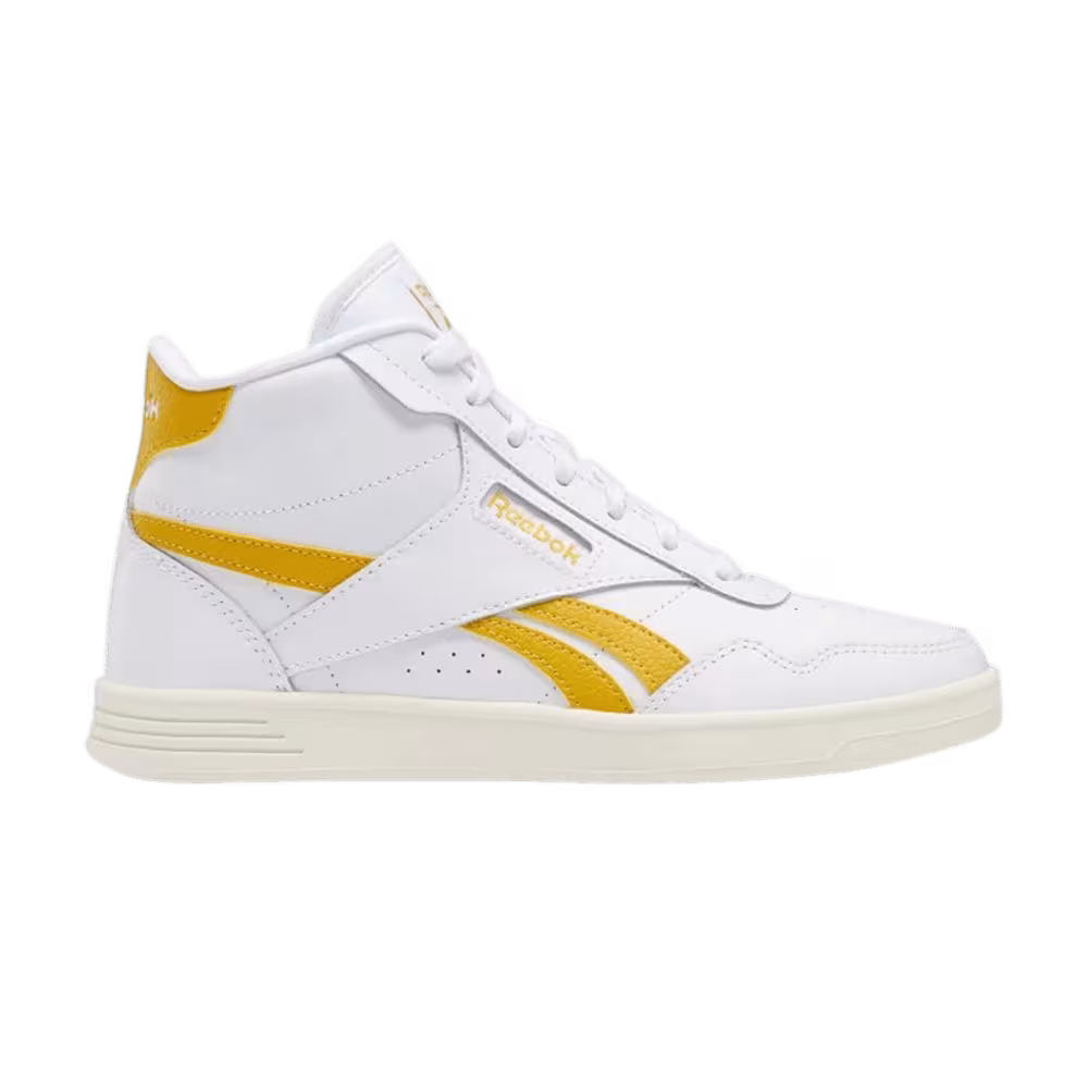 Reebok Women's Club High White Fierce Gold