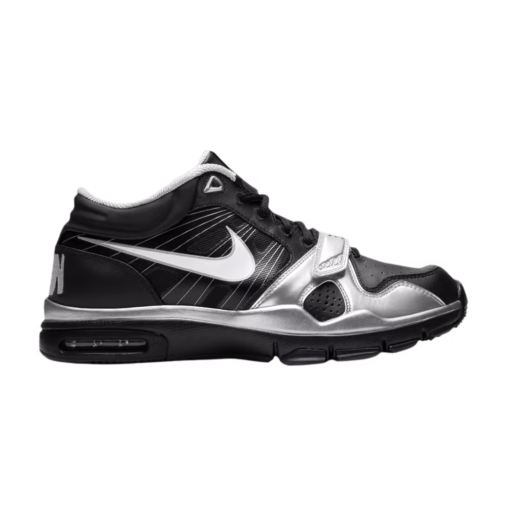 Nike Trainer 1.2 Mid Black Metallic Silver