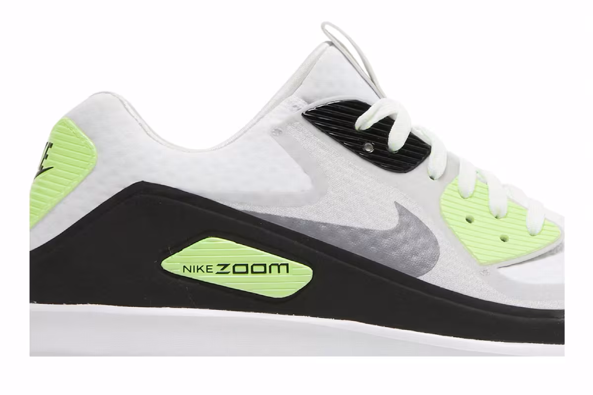 Nike Air Zoom 90 IT White Grey Volt, view 3