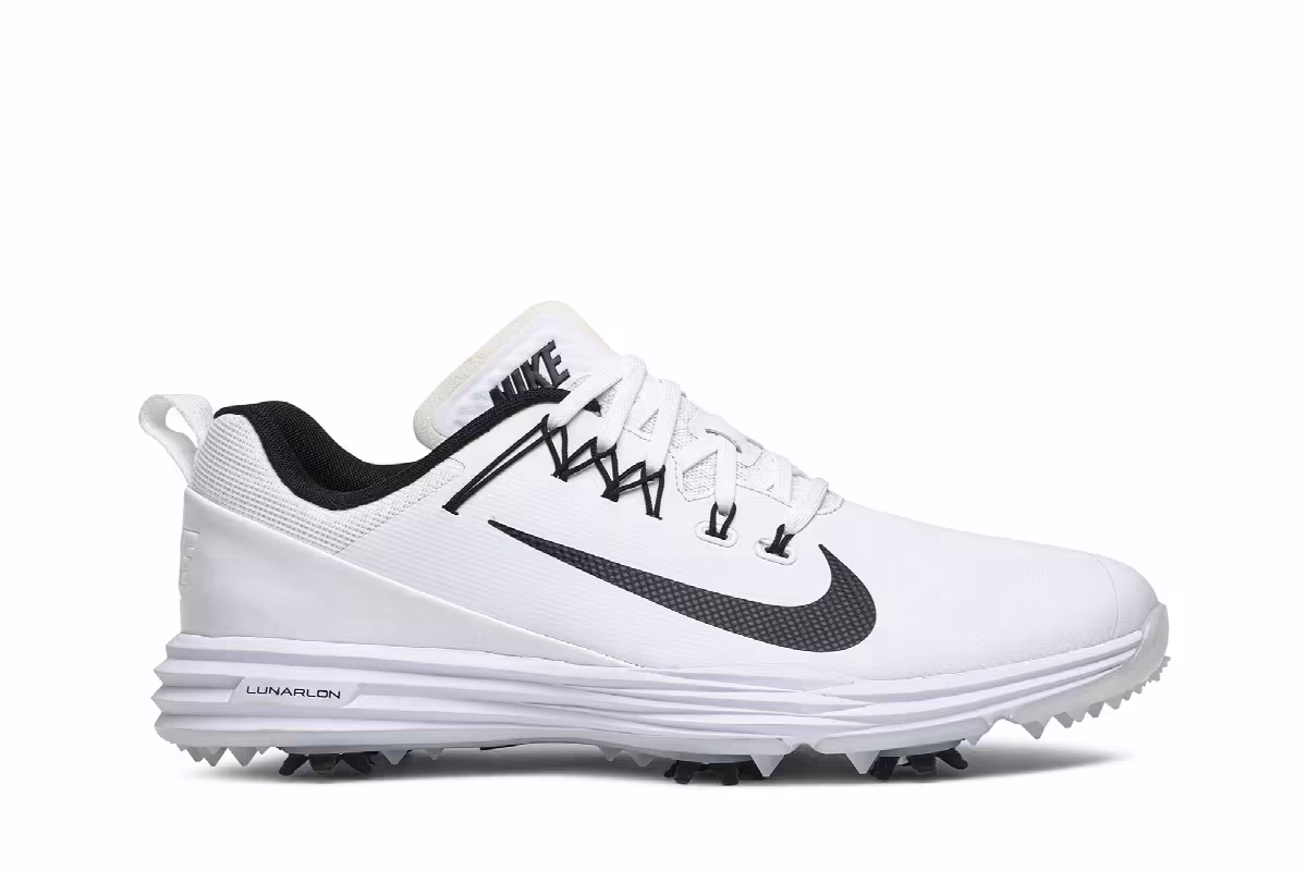 Nike Lunar Command 2 Golf White Black, view 2