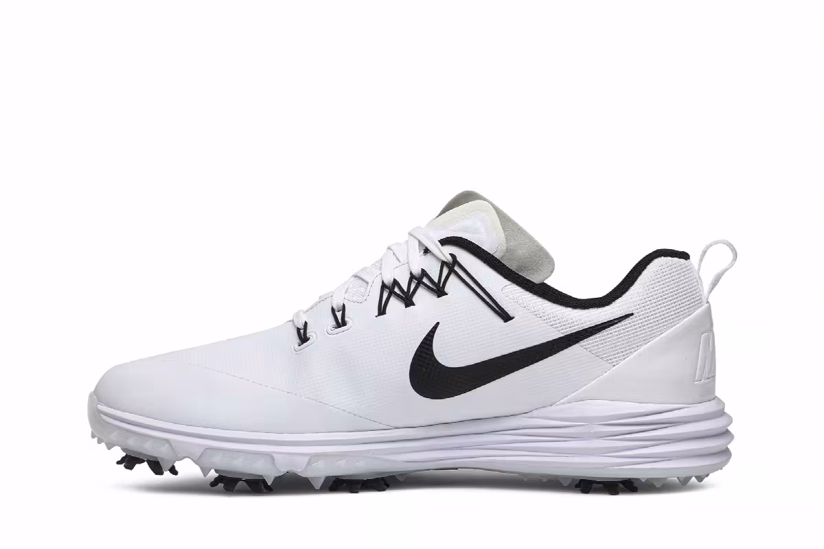 Nike Lunar Command 2 Golf White Black, view 4