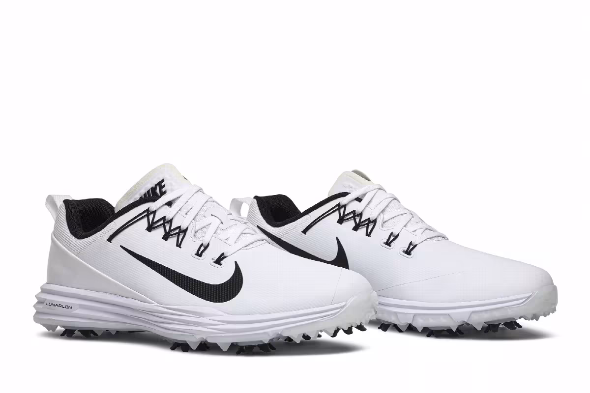 Nike Lunar Command 2 Golf White Black, view 9