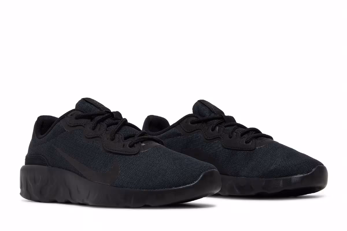 Nike Women's Explore Strada Triple Black, view 9