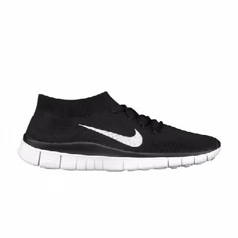 Nike Free Flyknit+ 'Black White'