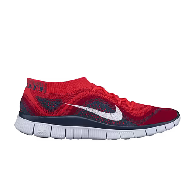 Nike Free Flyknit+ Bright Crimson