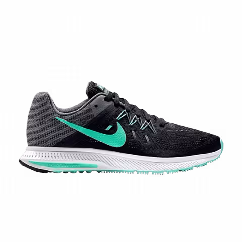 Nike Wmns Zoom Winflo 2 'Black Green Glow'