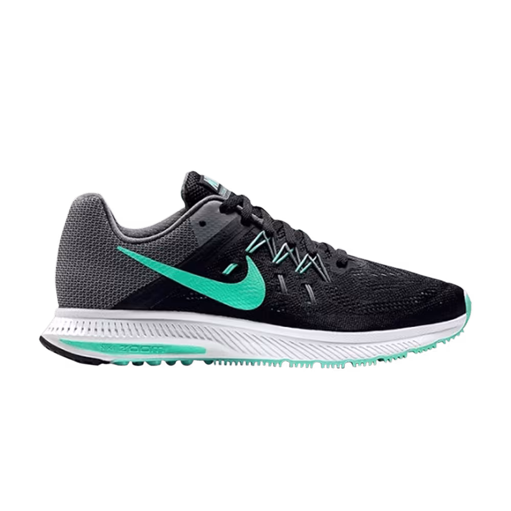 Nike Women's Zoom Winflo 2 Black Green Glow