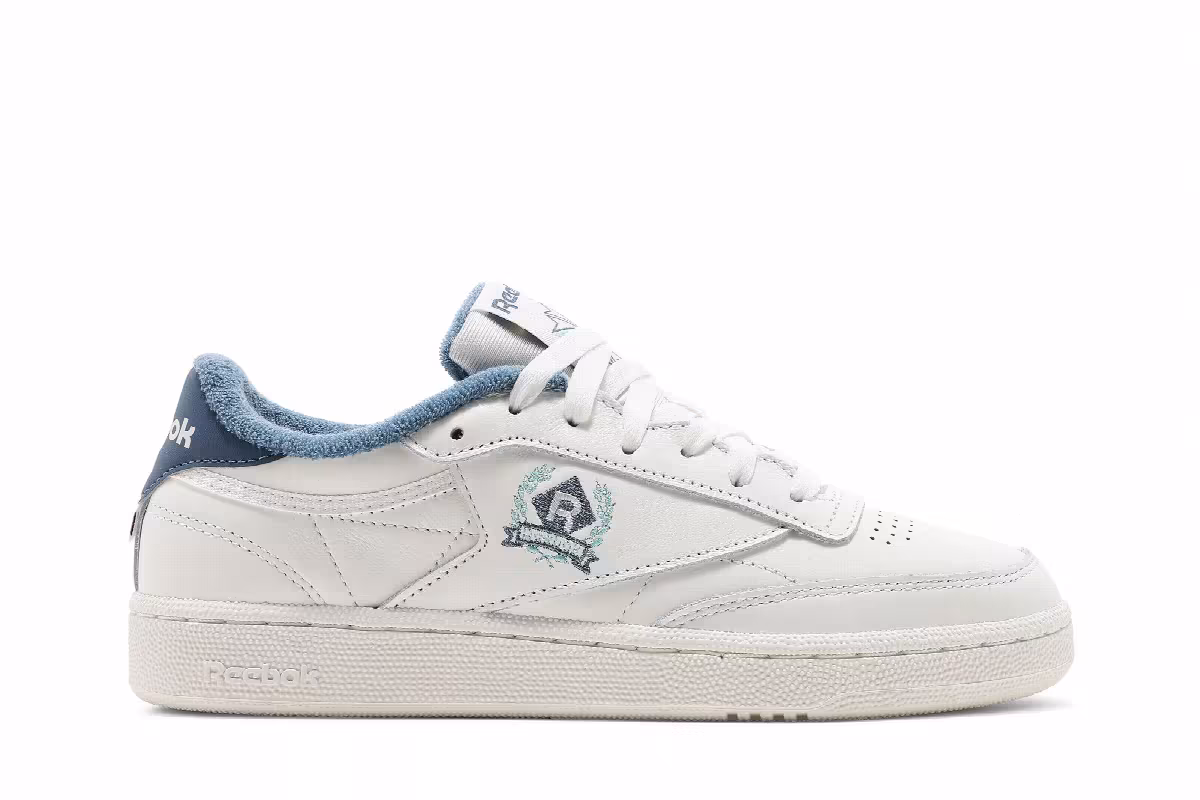 Reebok Women's Club C 85 OG Crest - Chalk Blue Slate, view 2