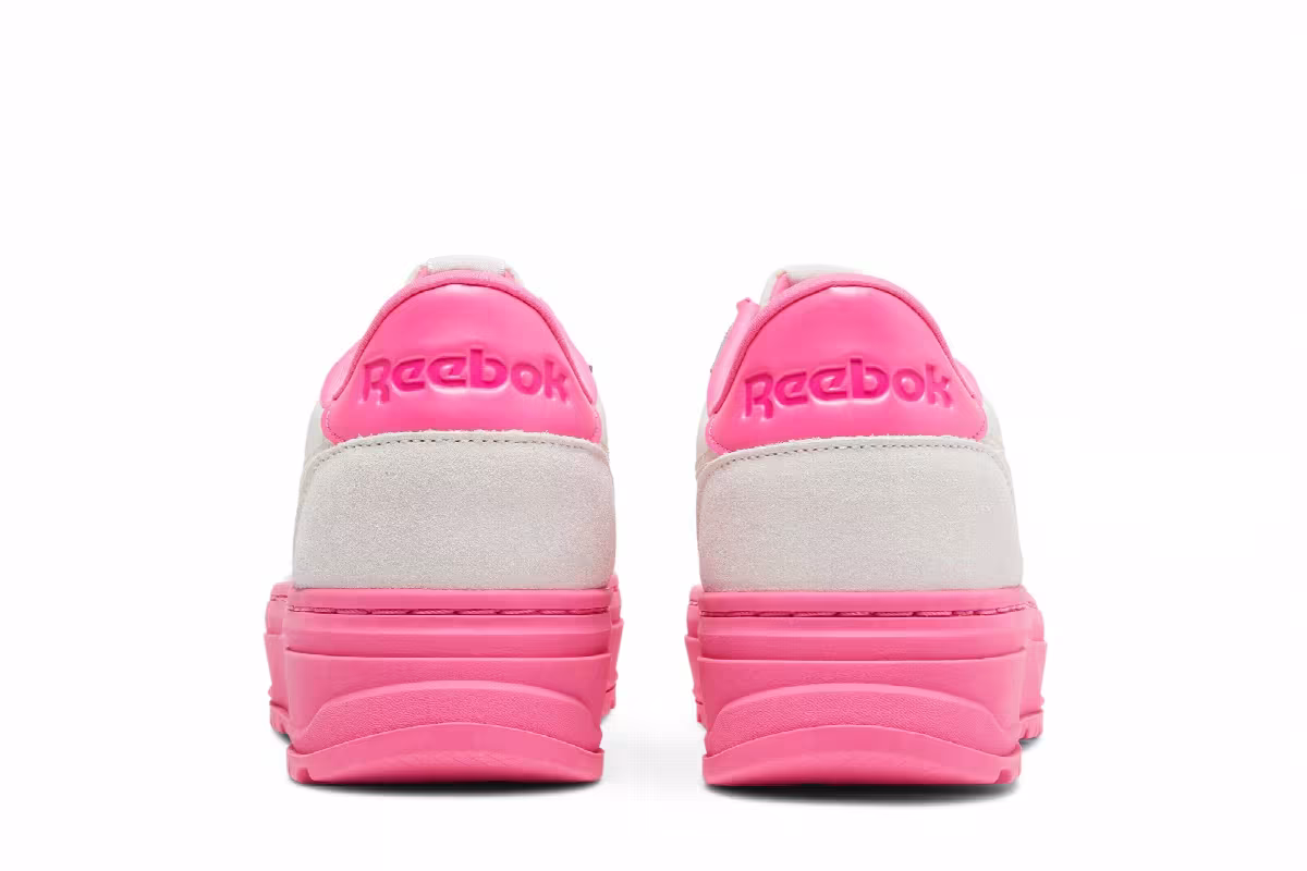 Reebok Women's Club C Double Geo Chalk Atomic Pink, view 7