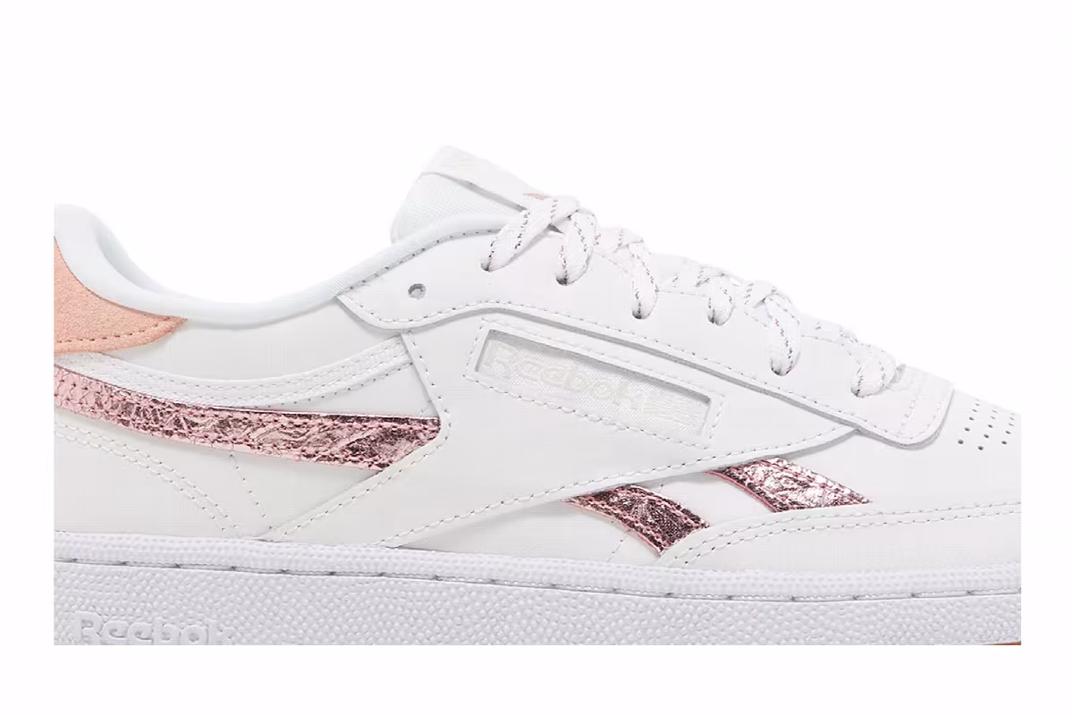 Reebok Women's Club C 85 White Blush Metal, view 3