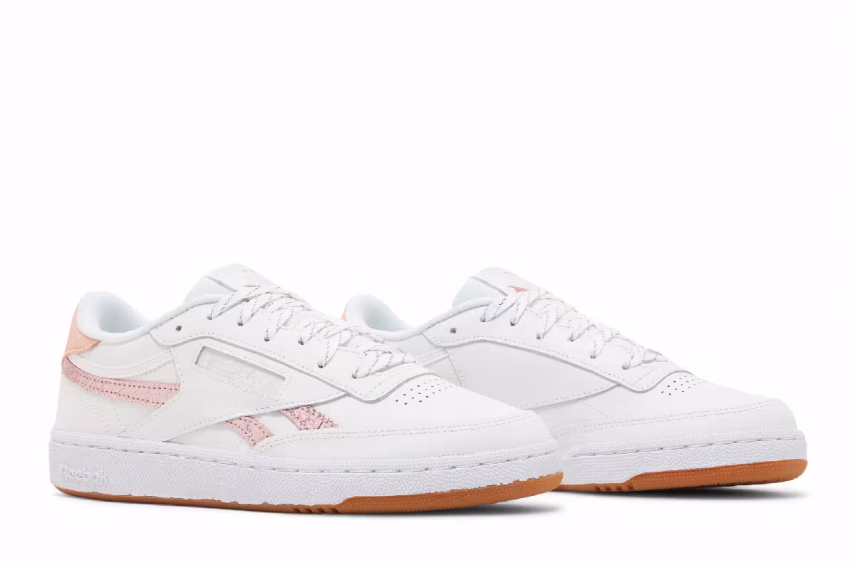Reebok Women's Club C 85 White Blush Metal, view 9
