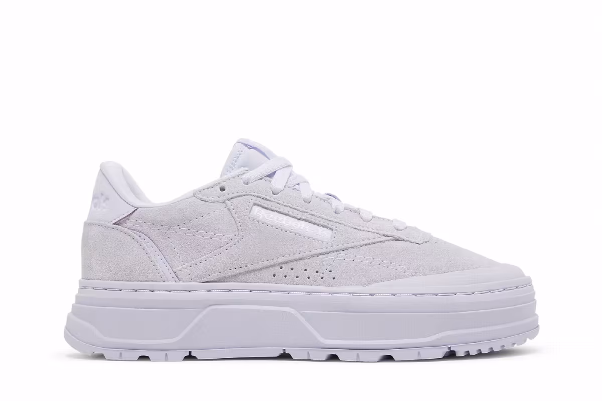 Reebok Women's Club C Double Geo Lucid Lilac, view 2