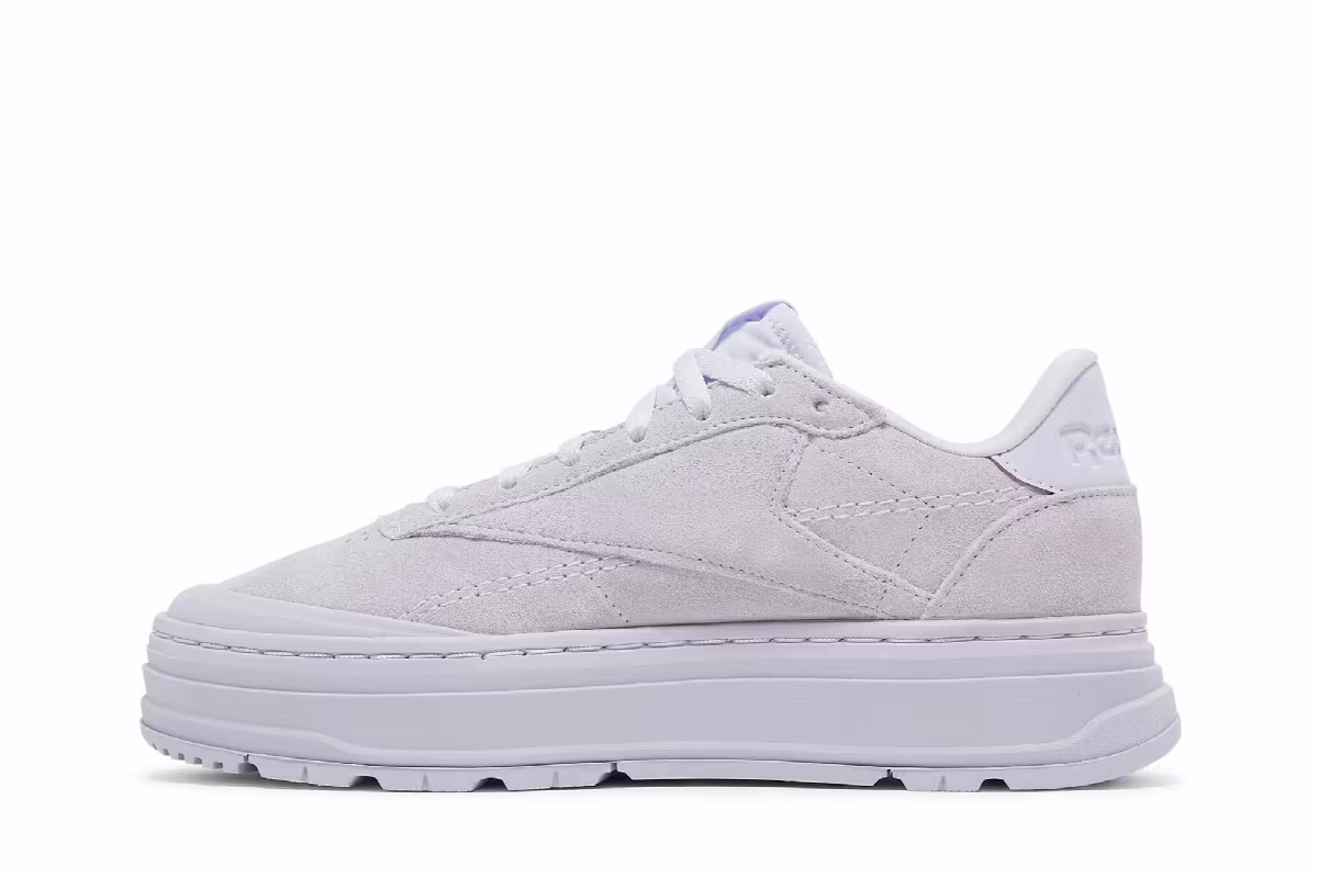 Reebok Women's Club C Double Geo Lucid Lilac, view 4
