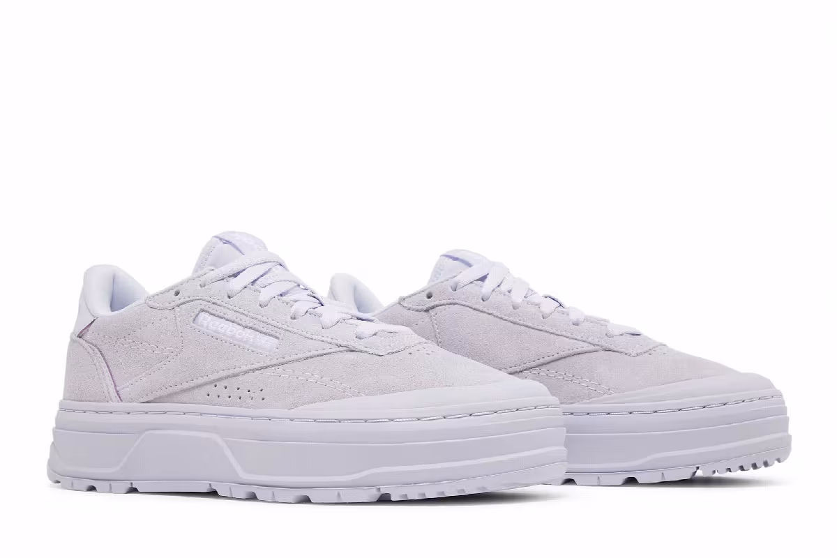 Reebok Women's Club C Double Geo Lucid Lilac, view 9