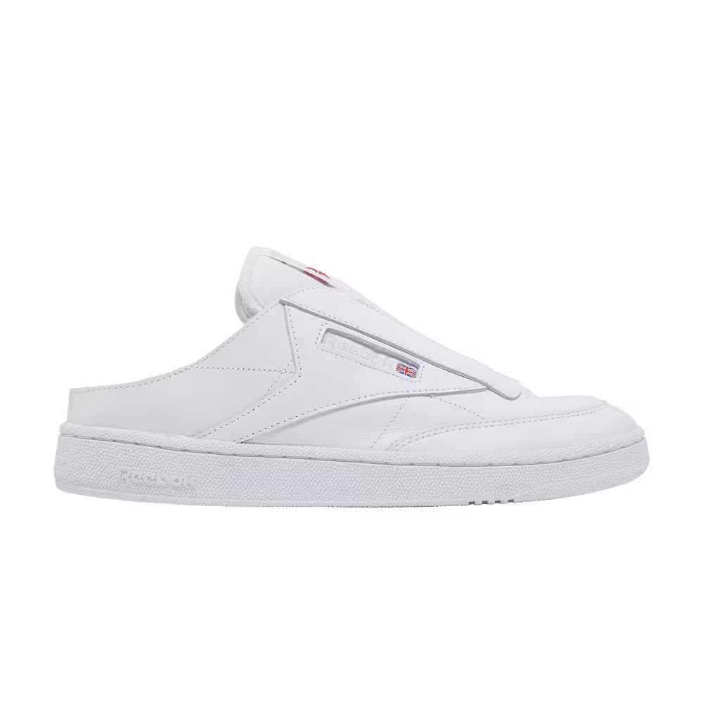 Reebok Club C Laceless Mule Triple White