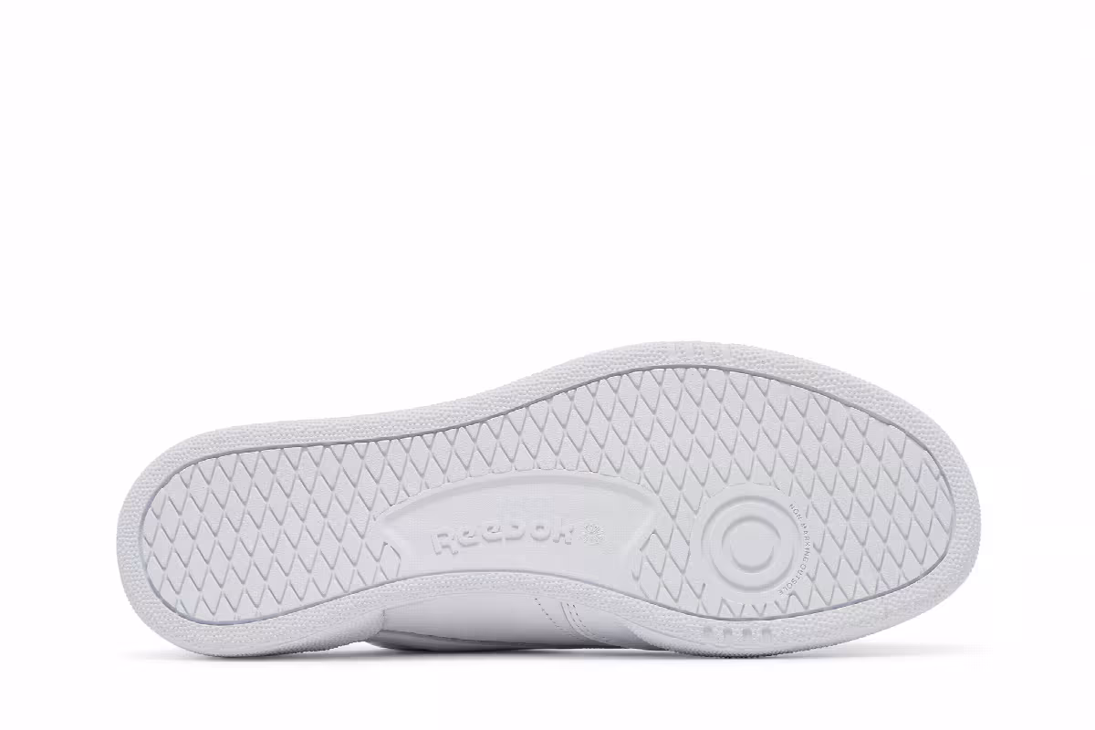 Reebok Club C Laceless Mule Triple White, view 5