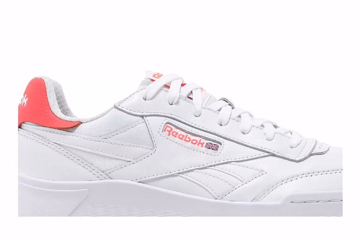 Reebok Club C Revenge Legacy White Orange Flare, view 3