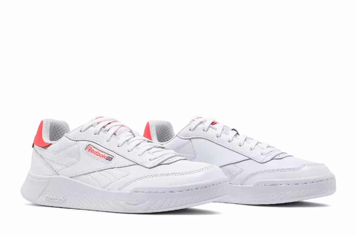Reebok Club C Revenge Legacy White Orange Flare, view 9