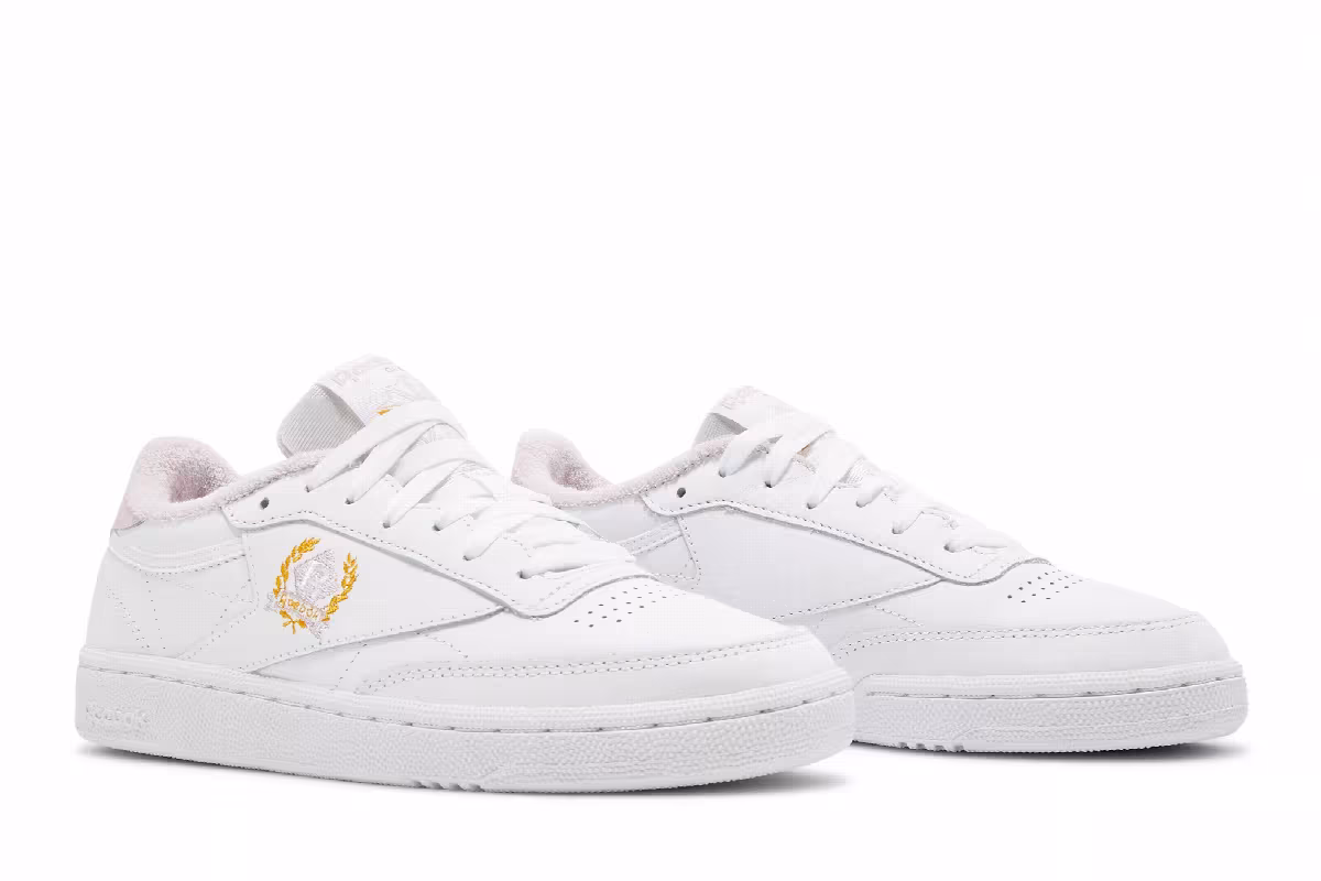 Reebok Women's Club C 85 OG Crest - White Frost Berry, view 9