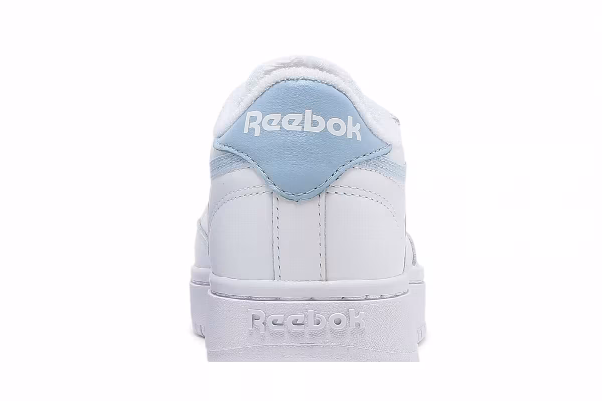 Reebok Women's Club C Double White Light Blue, view 8