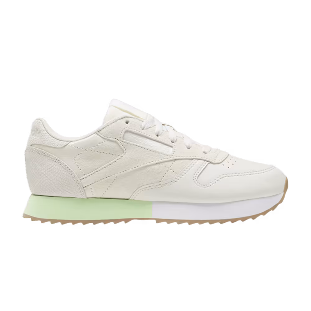 Reebok Women's Classic Leather Ripple Chalk