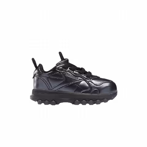 Cardi B x Reebok Classic Leather Toddler 'Black Dark Silver'