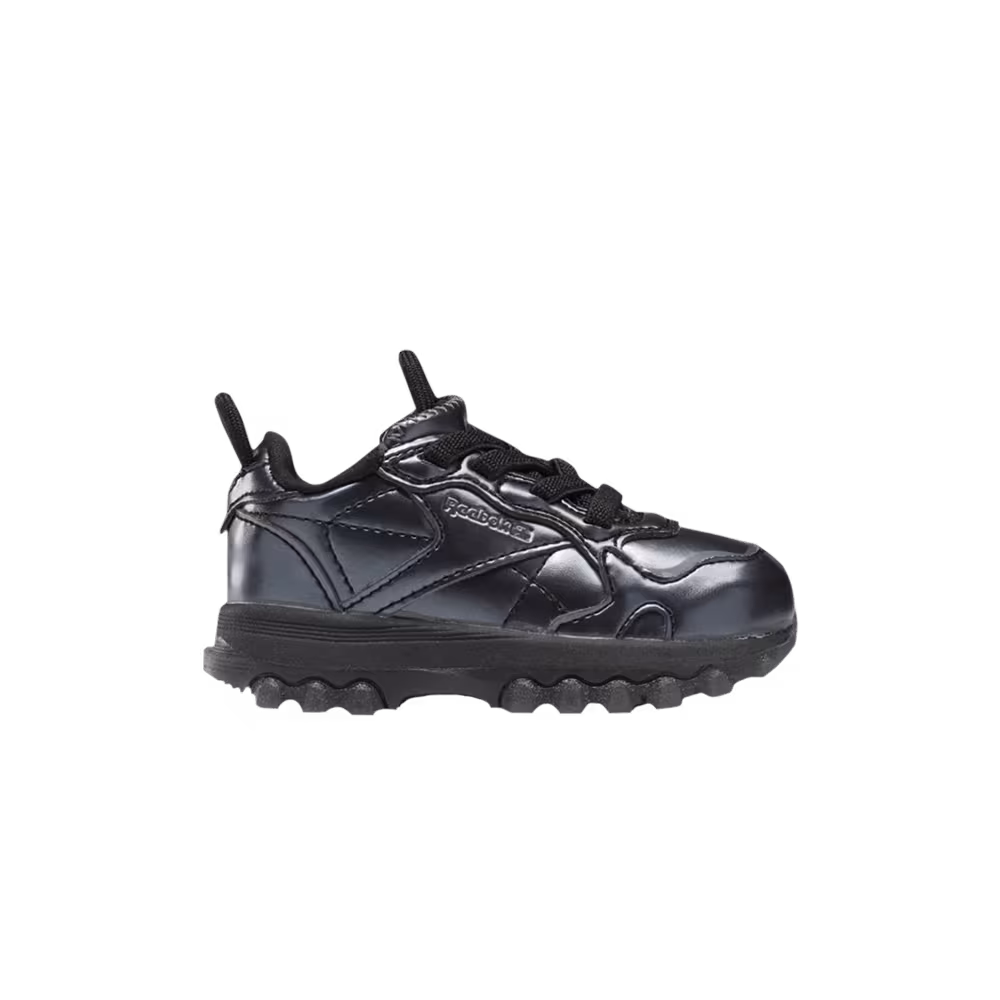 Cardi B x Reebok Classic Leather Toddler Black Dark Silver