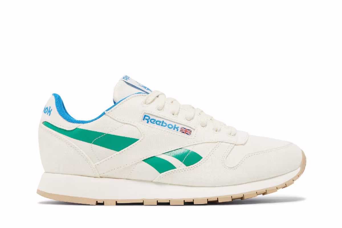 Reebok Classic Leather Grow Chalk Court Green, view 2