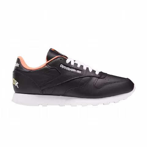 Reebok Classic Leather 'Black Orange Flare'