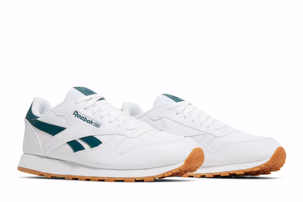 Reebok Classic Leather White Midnight Pine, view 9