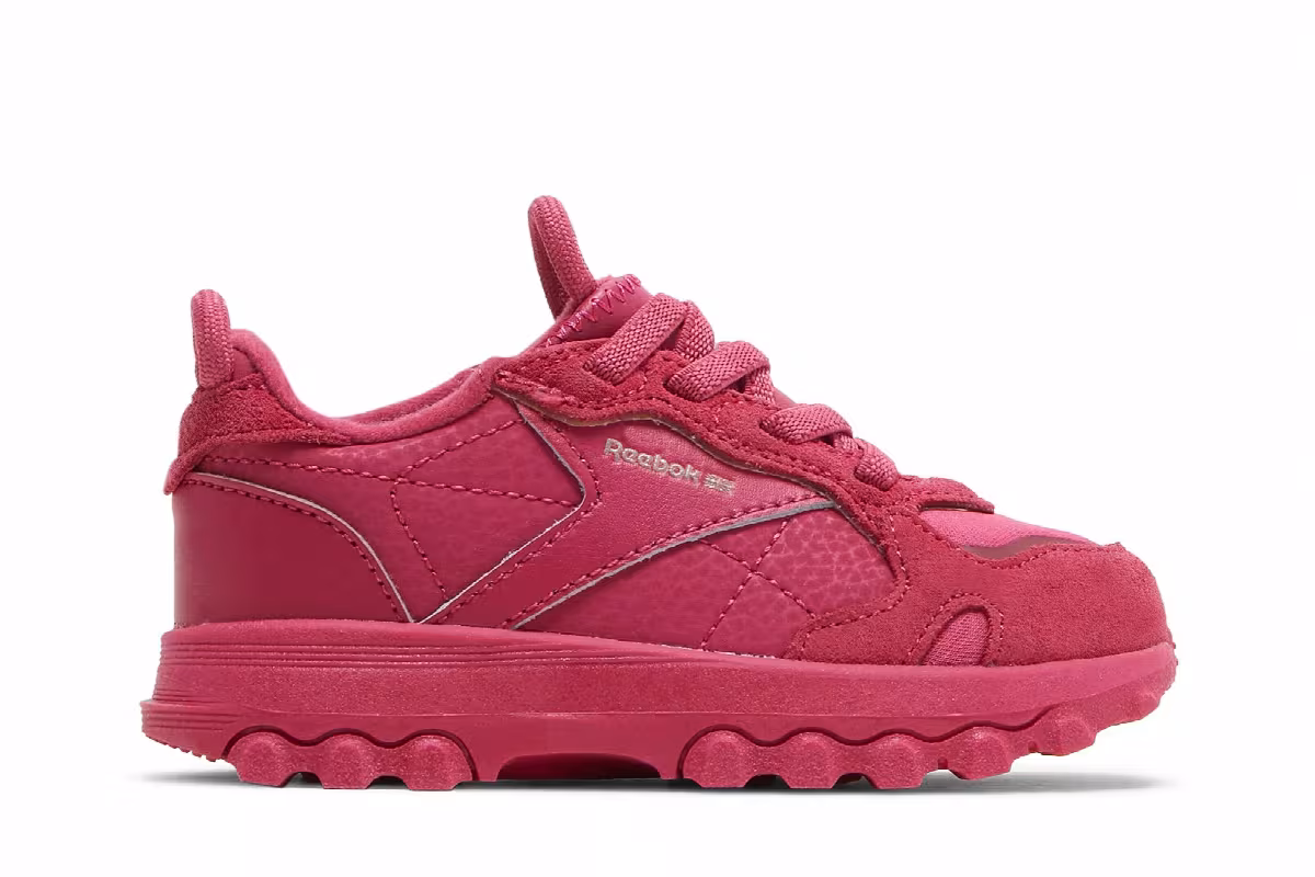 Cardi B x Reebok Classic Leather Toddler Semi Pursuit Pink, view 2