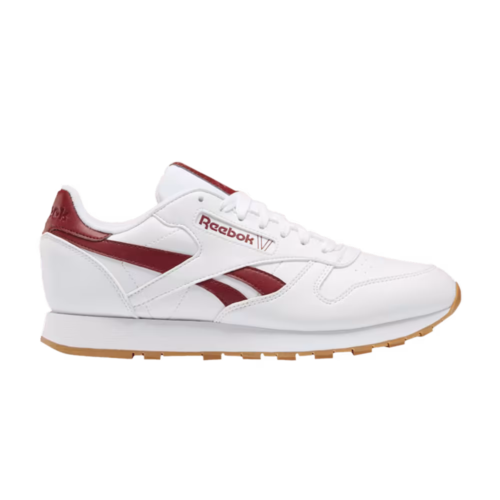 Reebok Classic Leather White Red Ember