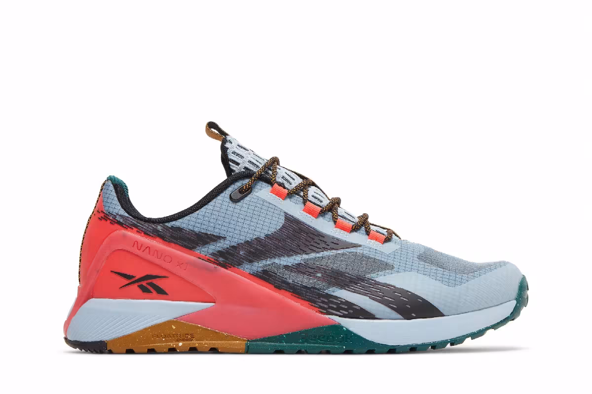 Reebok Nano X1 Adventure Gable Grey Neon Cherry, view 2