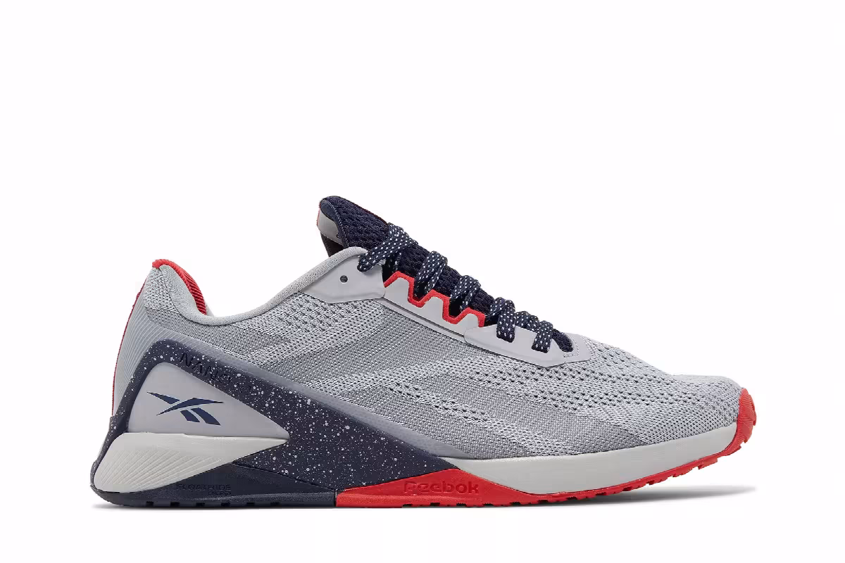Reebok Nano X1 Grey Vector Red, view 2