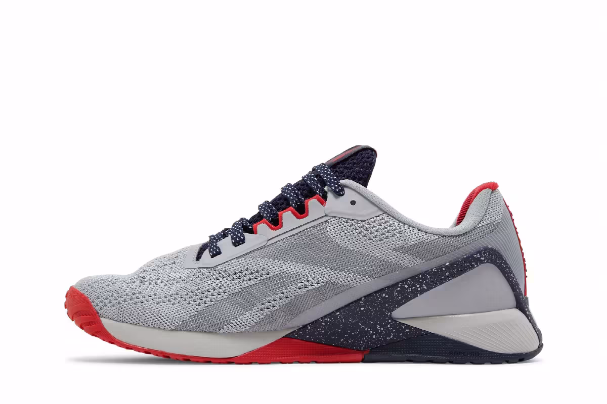 Reebok Nano X1 Grey Vector Red, view 4