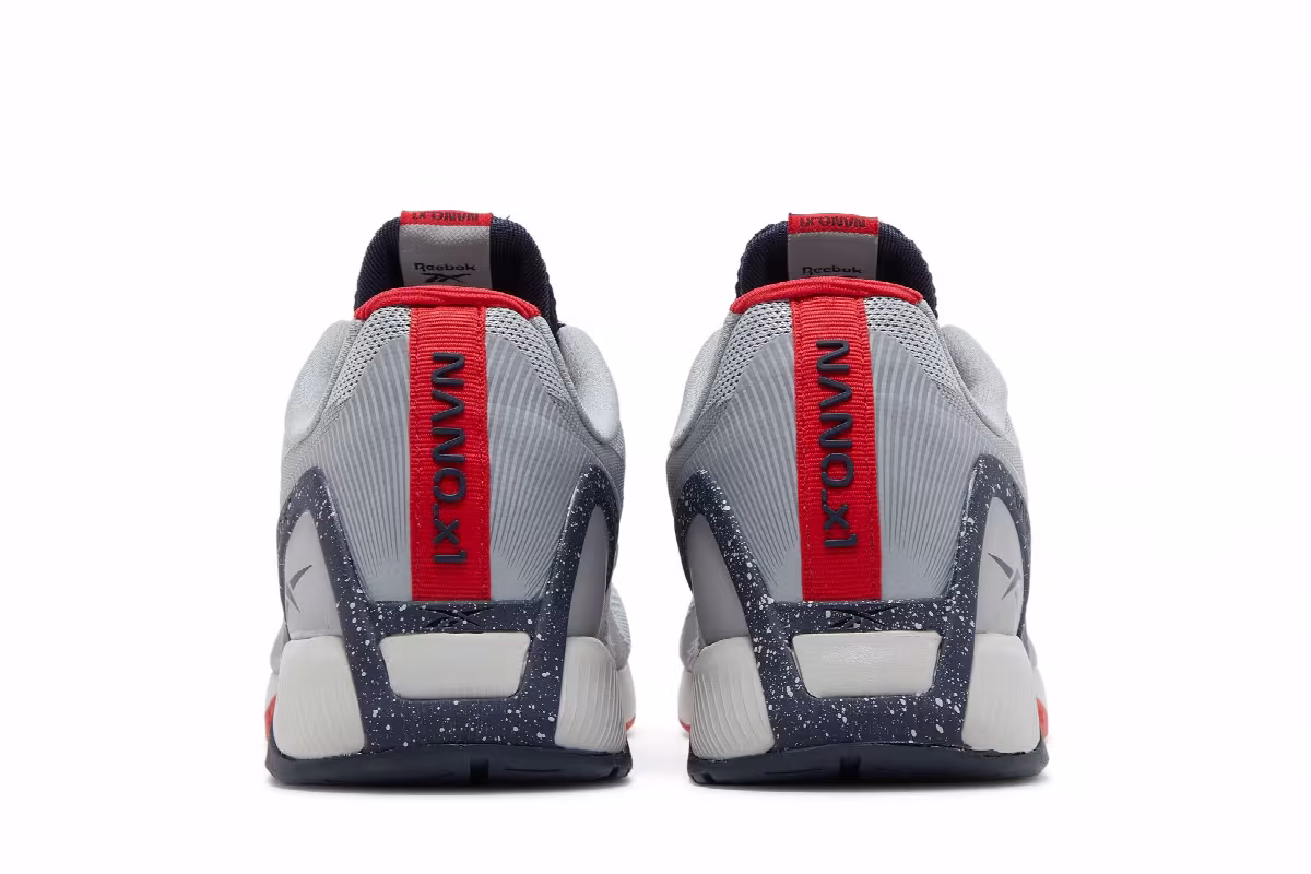 Reebok Nano X1 Grey Vector Red, view 7