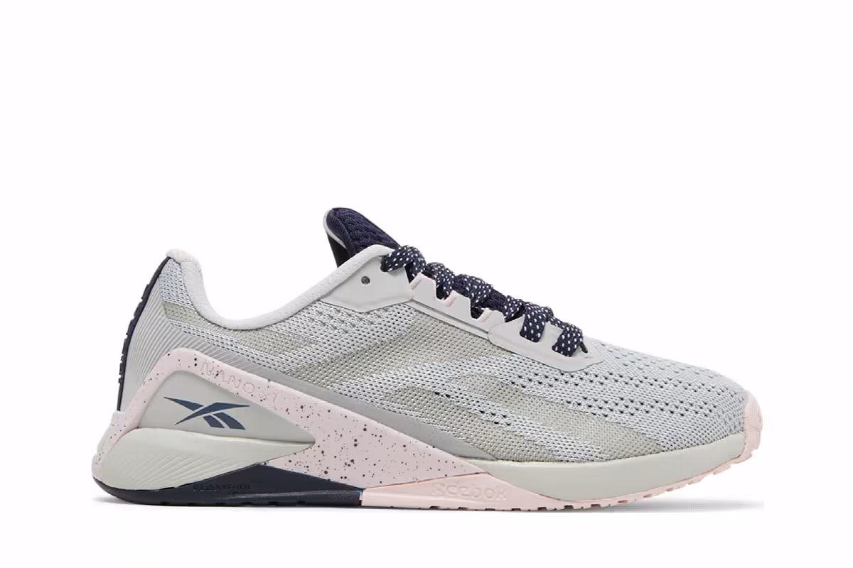 Reebok Women's Nano X1 Grey Frost Berry, view 2