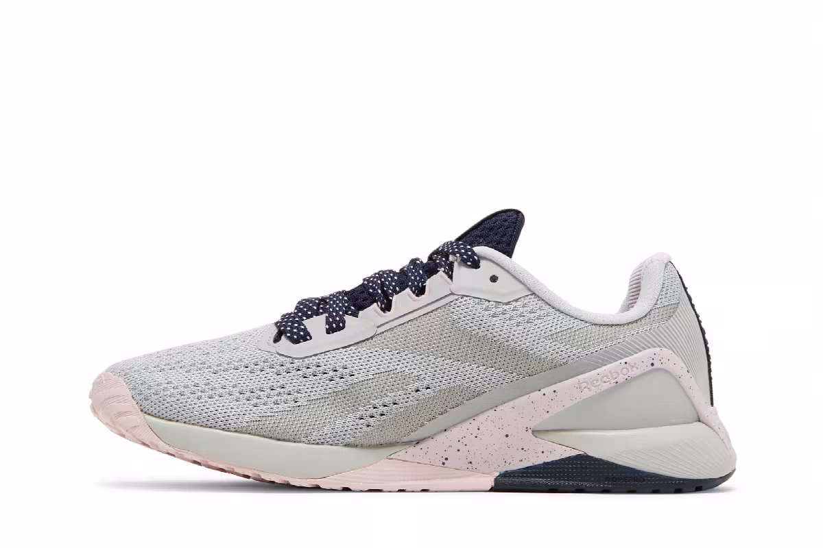Reebok Women's Nano X1 Grey Frost Berry, view 4