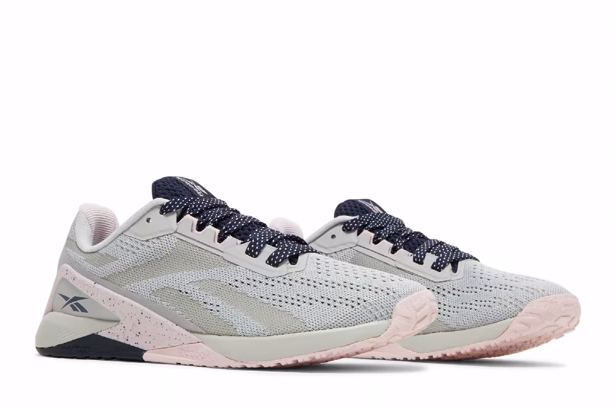 Reebok Women's Nano X1 Grey Frost Berry, view 9