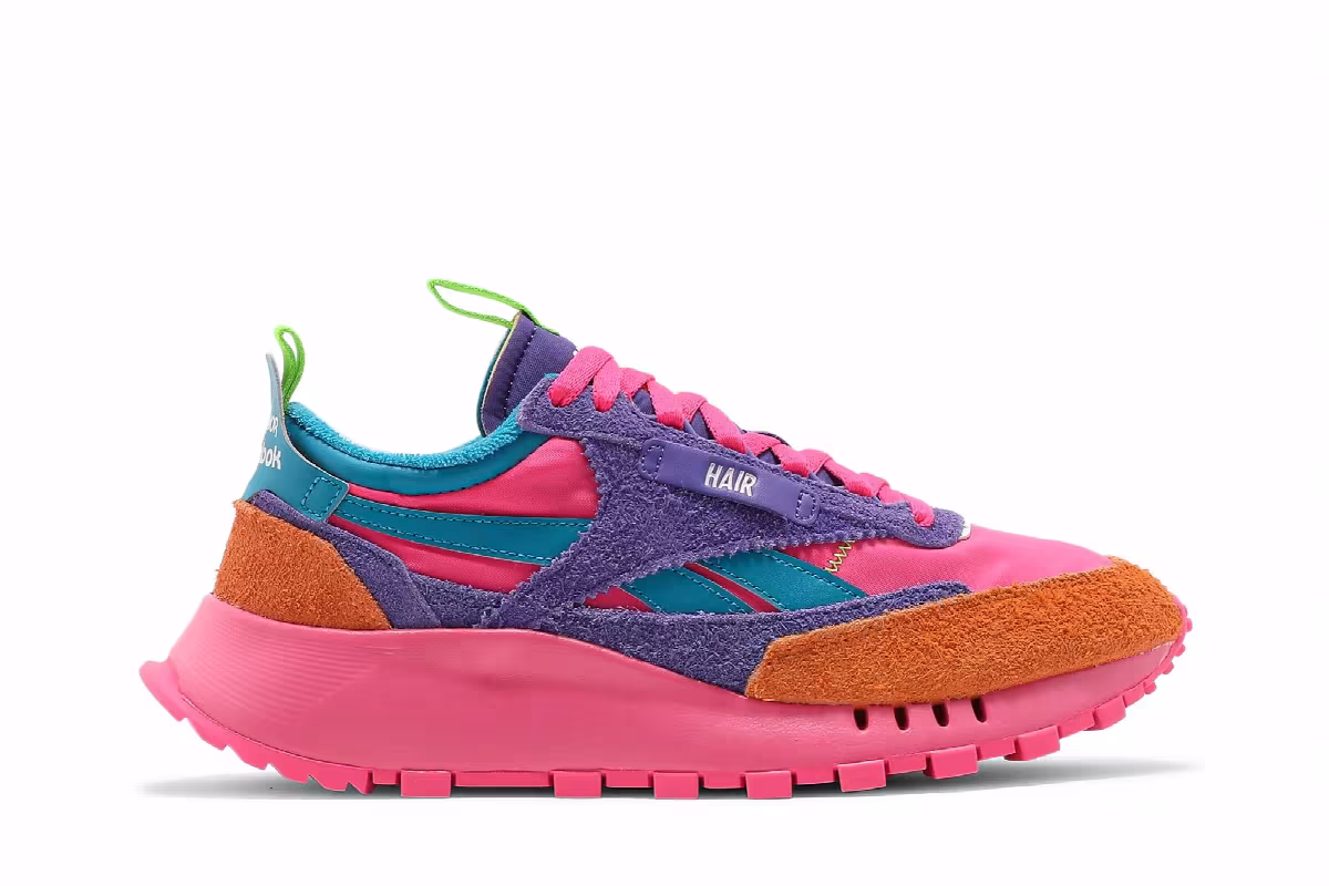 Daniel Moon x Reebok Classic Leather Legacy Solar Pink Pushy Purple, view 2