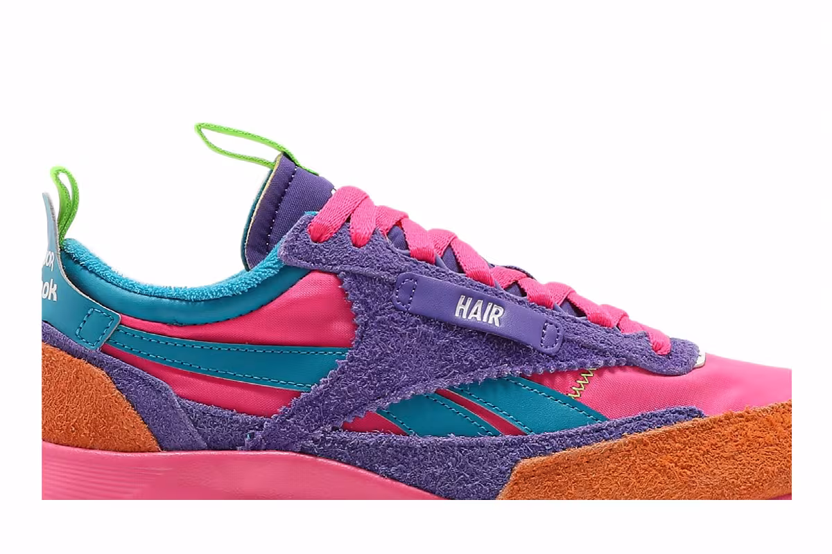 Daniel Moon x Reebok Classic Leather Legacy Solar Pink Pushy Purple, view 3