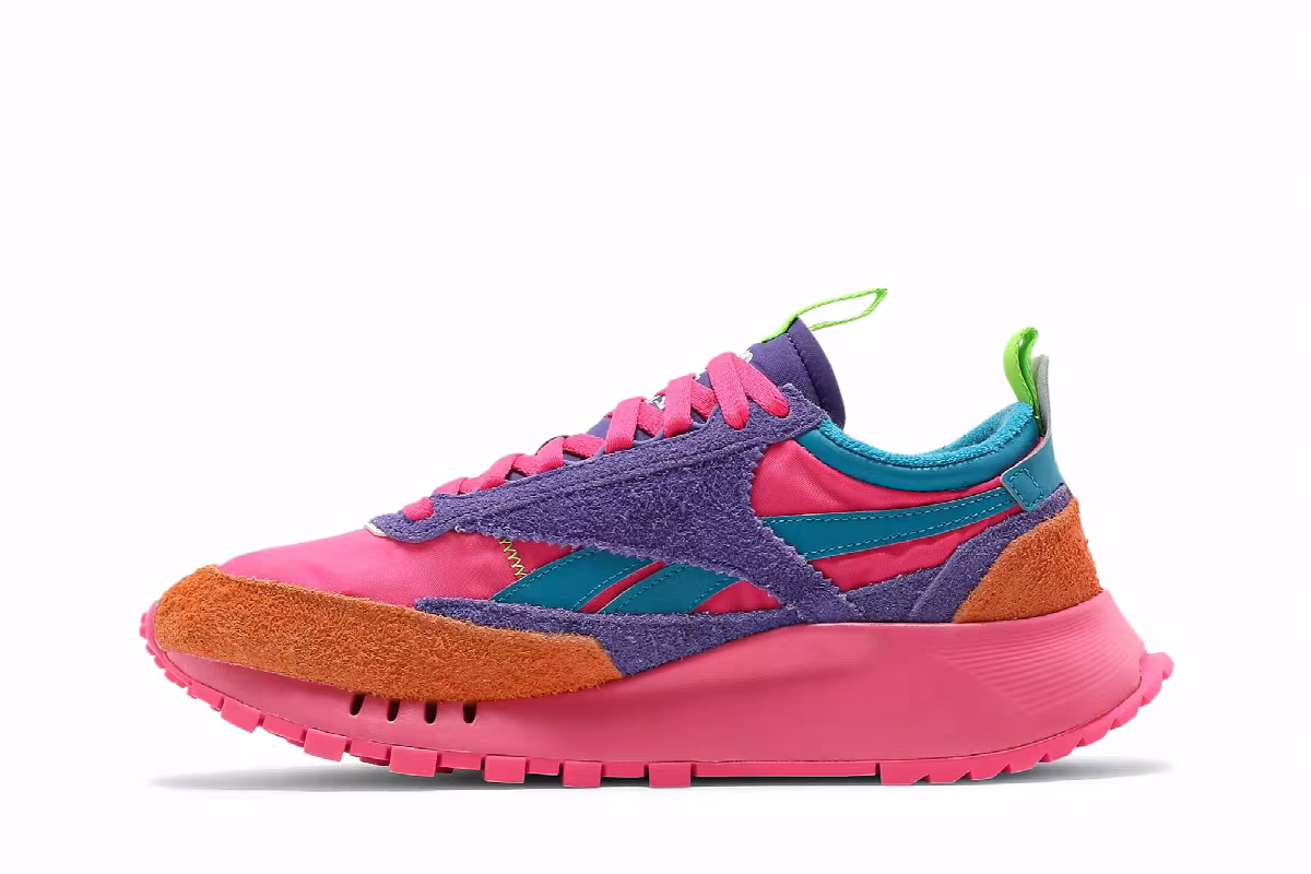 Daniel Moon x Reebok Classic Leather Legacy Solar Pink Pushy Purple, view 4
