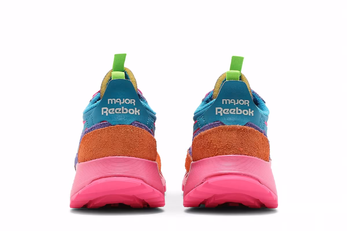 Daniel Moon x Reebok Classic Leather Legacy Solar Pink Pushy Purple, view 7