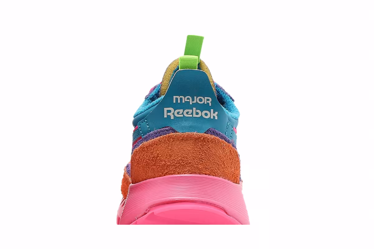 Daniel Moon x Reebok Classic Leather Legacy Solar Pink Pushy Purple, view 8