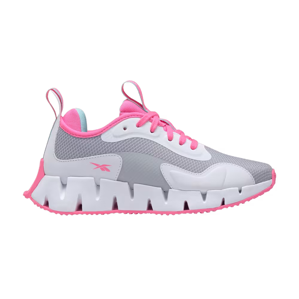 Reebok Zig Dynamica J Cold Grey Electro Pink