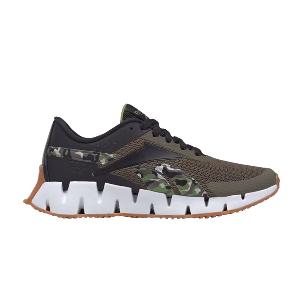 Reebok Zig Dynamica 2 J Army Green Camo