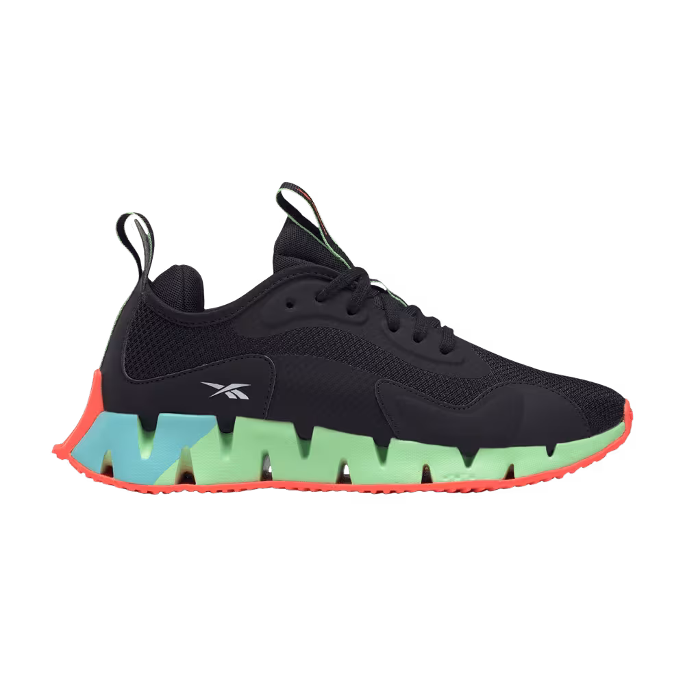 Reebok Zig Dynamica J Black Neon Mint