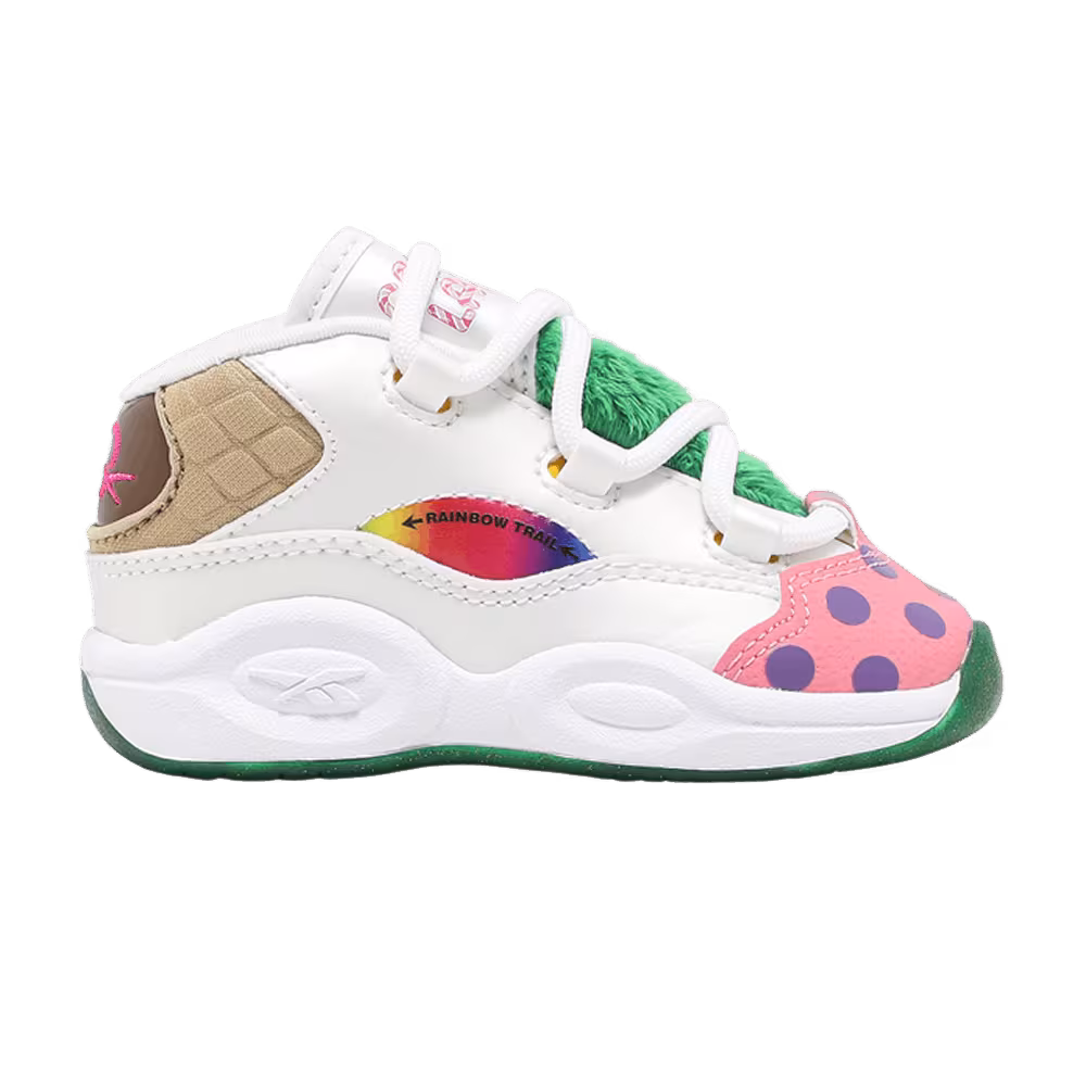 Hasbro x Reebok Question Mid Toddler Candy Land