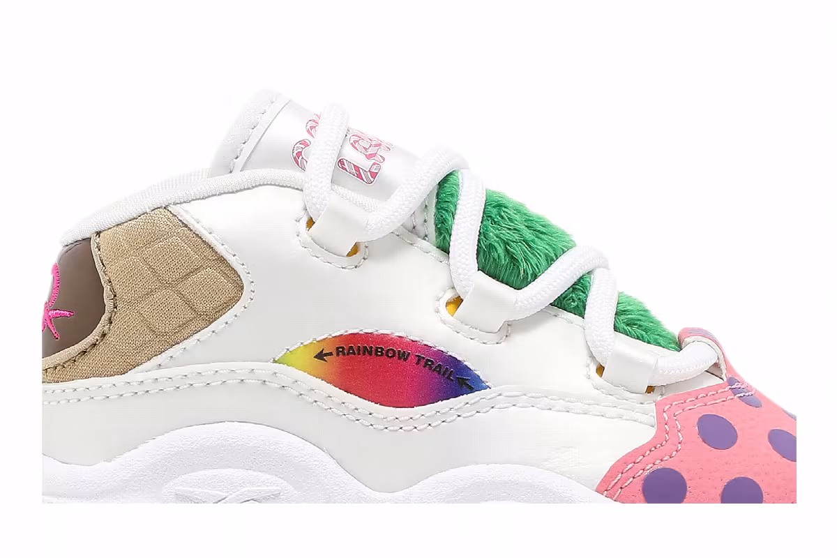 Hasbro x Reebok Question Mid Toddler Candy Land, view 3
